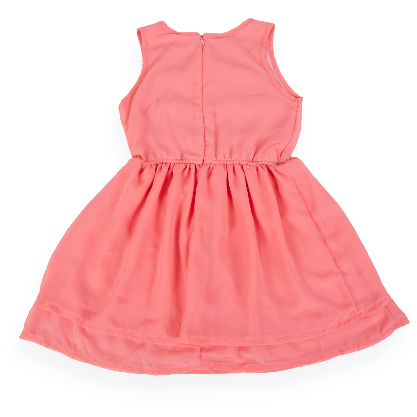 VESTIDO ALGODÓN NIÑA PILLÍN CORAL - 3