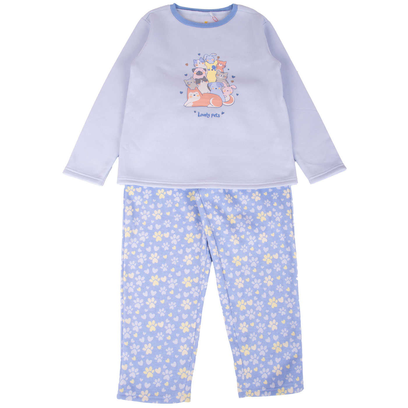 PIJAMA ALGODÓN NIÑA PILLÍN MORADO - 1