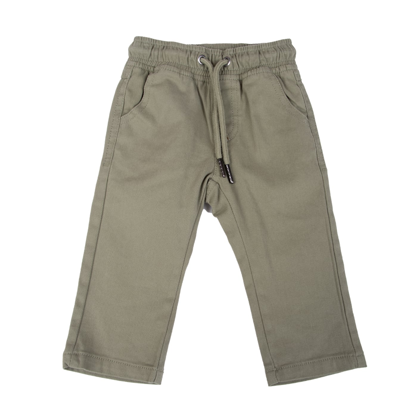 PANTALÓN ALGODÓN NIÑO PILLÍN VERDE BEBE - 1