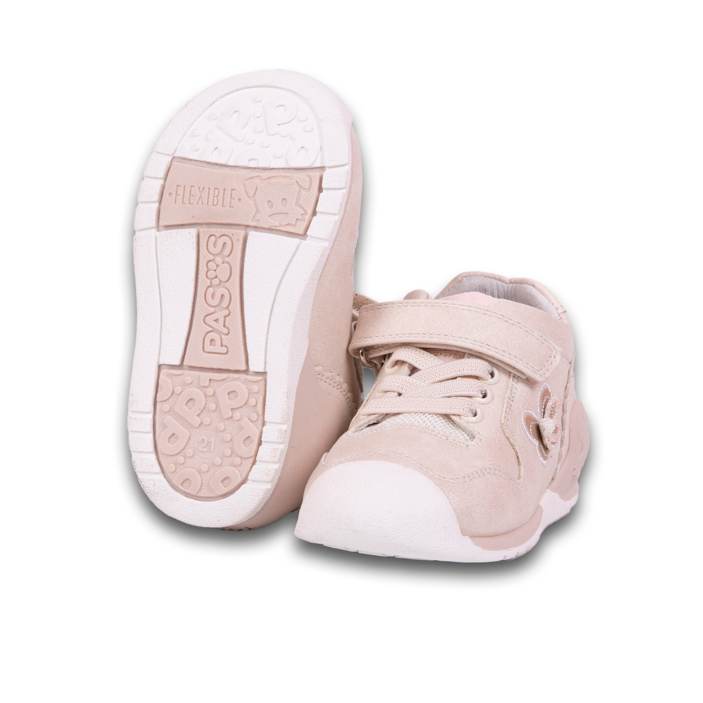 ZAPATO CLÁSICO BEBE NIÑA(PZB202-25BEI) - 2