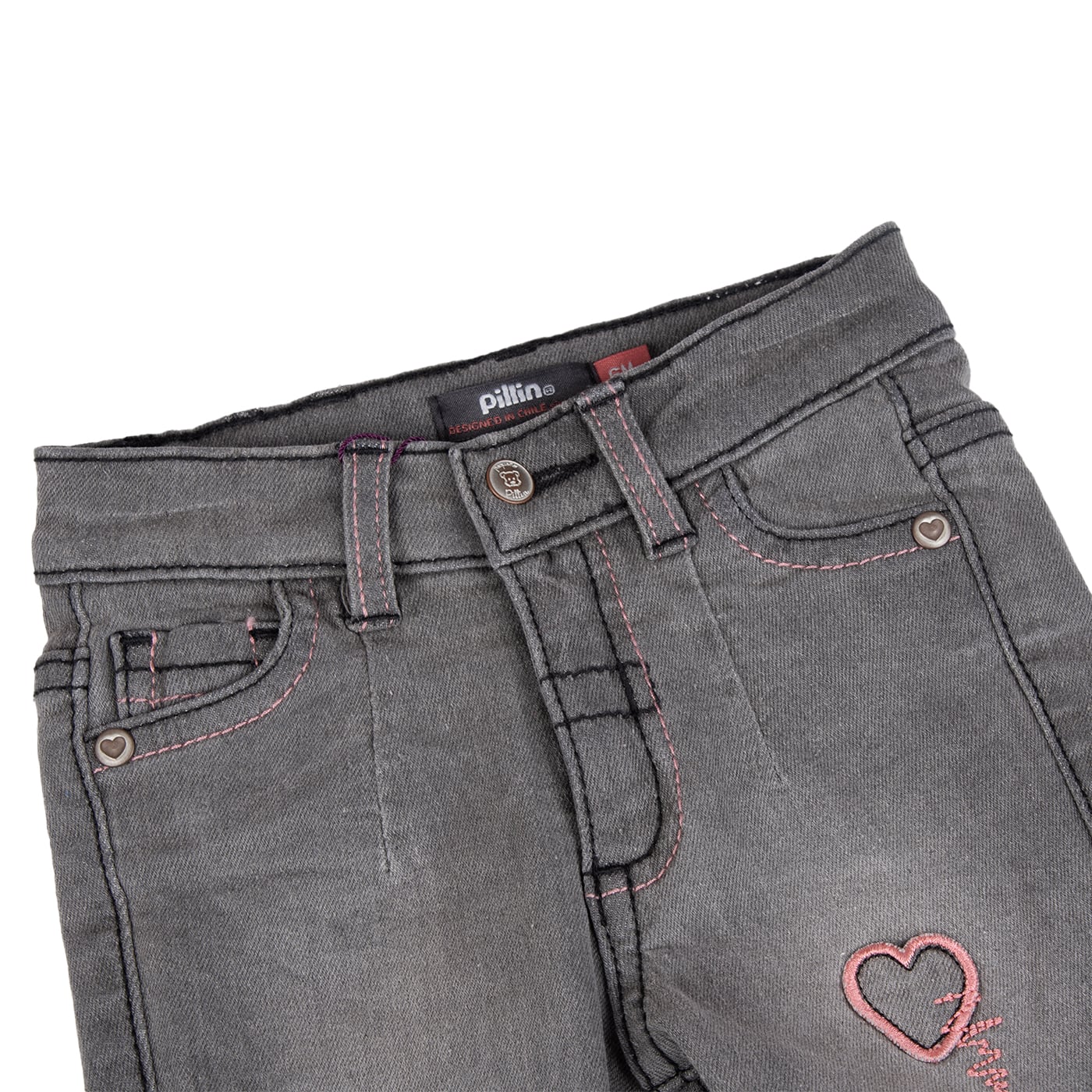 JEANS BEBE GRIS PILLIN ( PVB709-25GRI ) - 2