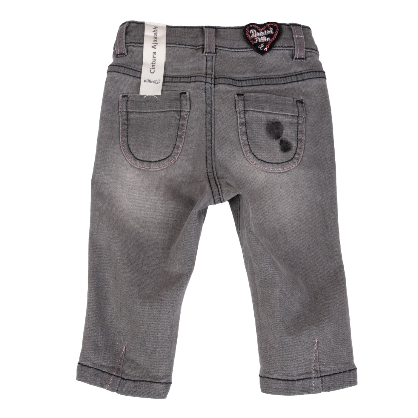 JEANS BEBE GRIS PILLIN ( PVB709-25GRI ) - 3