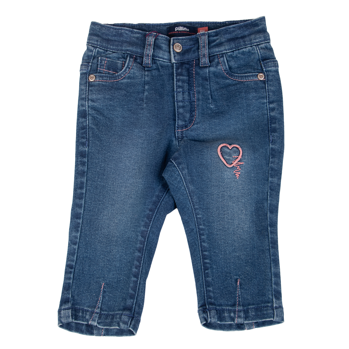 JEANS BEBE  AZUL PILLIN ( PVB709-25JEA ) - 1