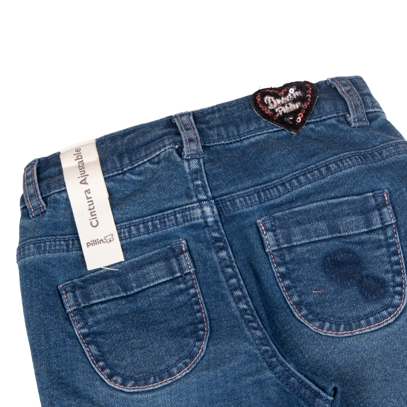 JEANS BEBE  AZUL PILLIN ( PVB709-25JEA ) - 4