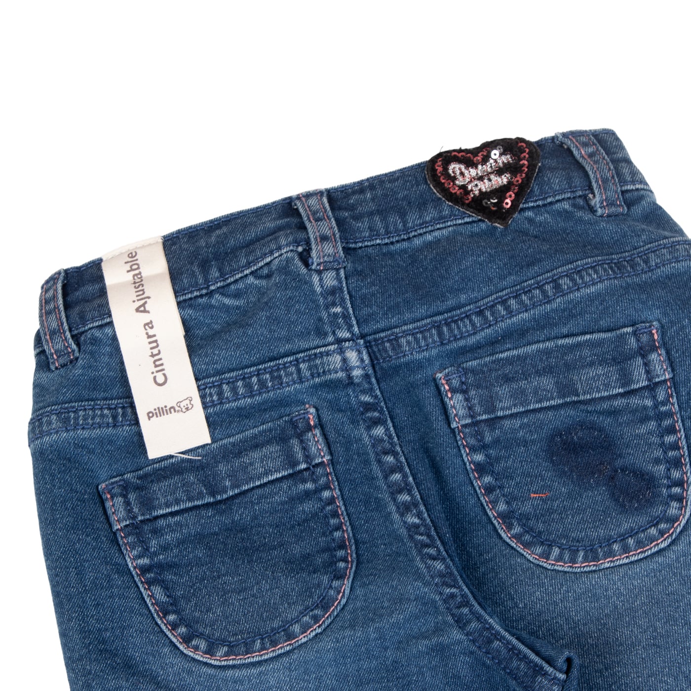 JEANS BEBE AZUL PILLIN ( PVB709-25JEA ) - 4