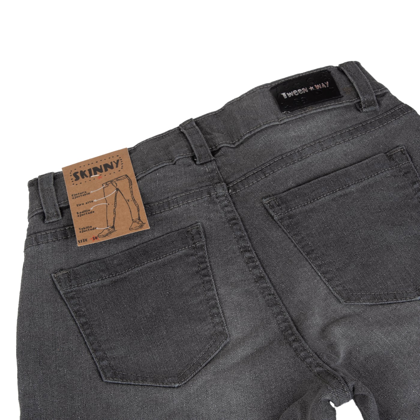 JEANS  GRIS PILLIN ( TVB702-25GRI ) - 4