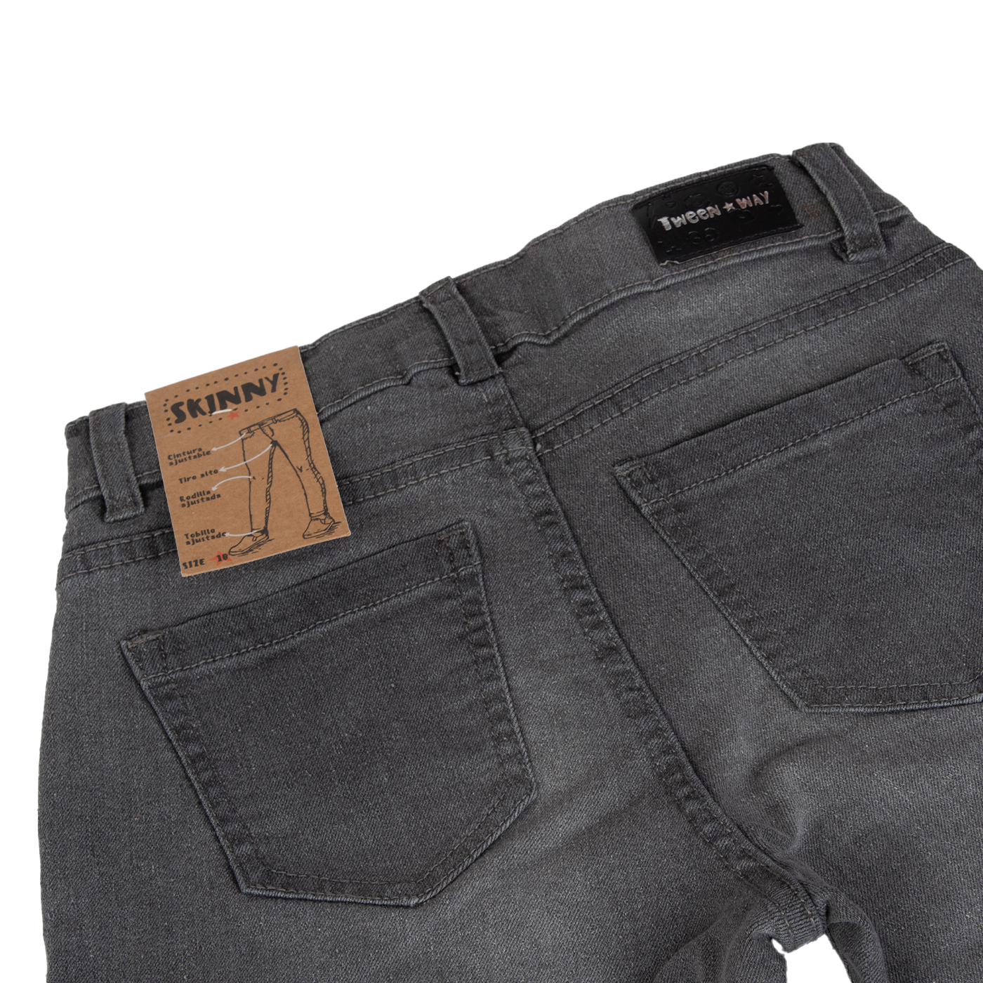 JEANS  GRIS PILLIN ( TVB702-25GRI ) - 4
