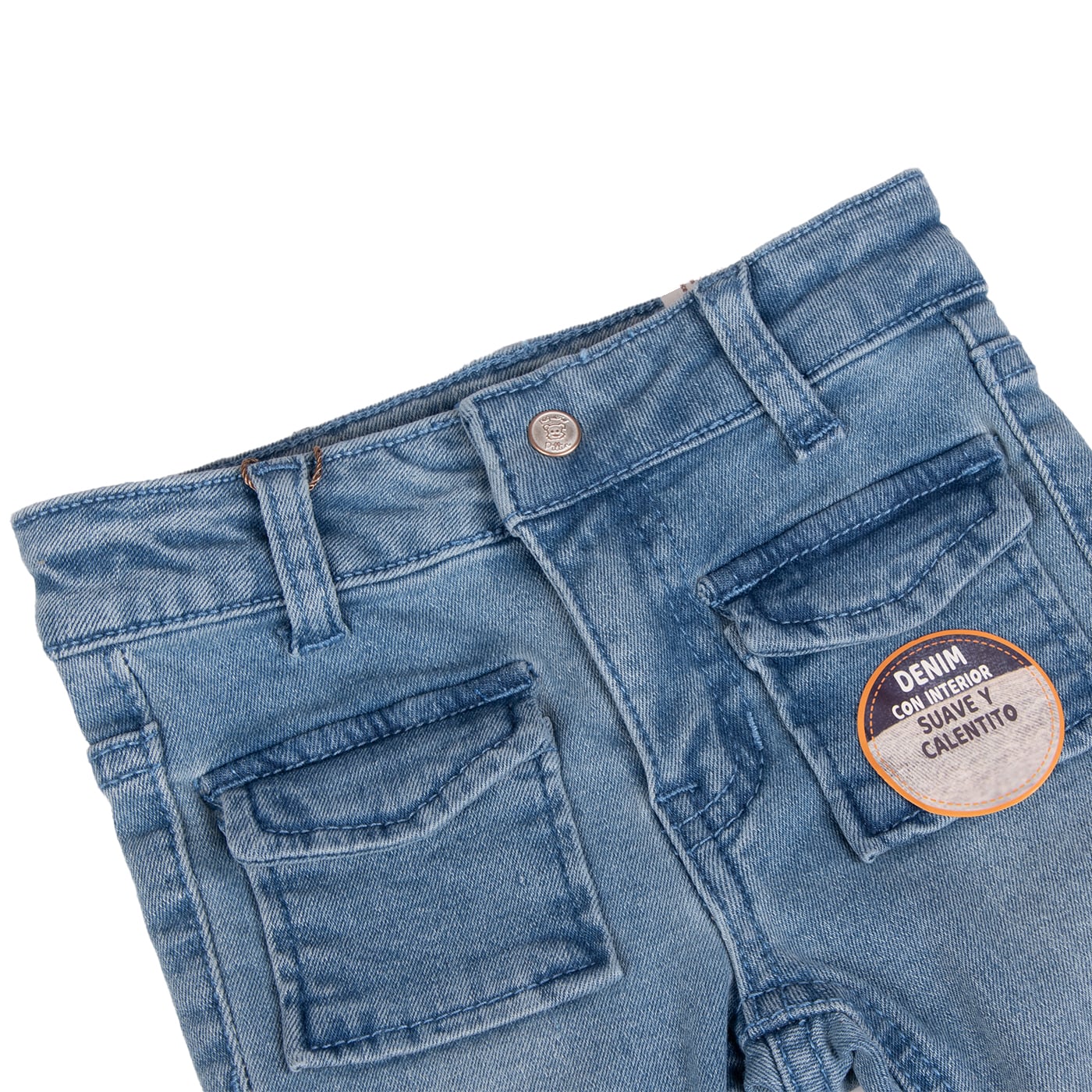 JEANS BEBE CELESTE PILLIN ( PVB722-25CEL ) - 2