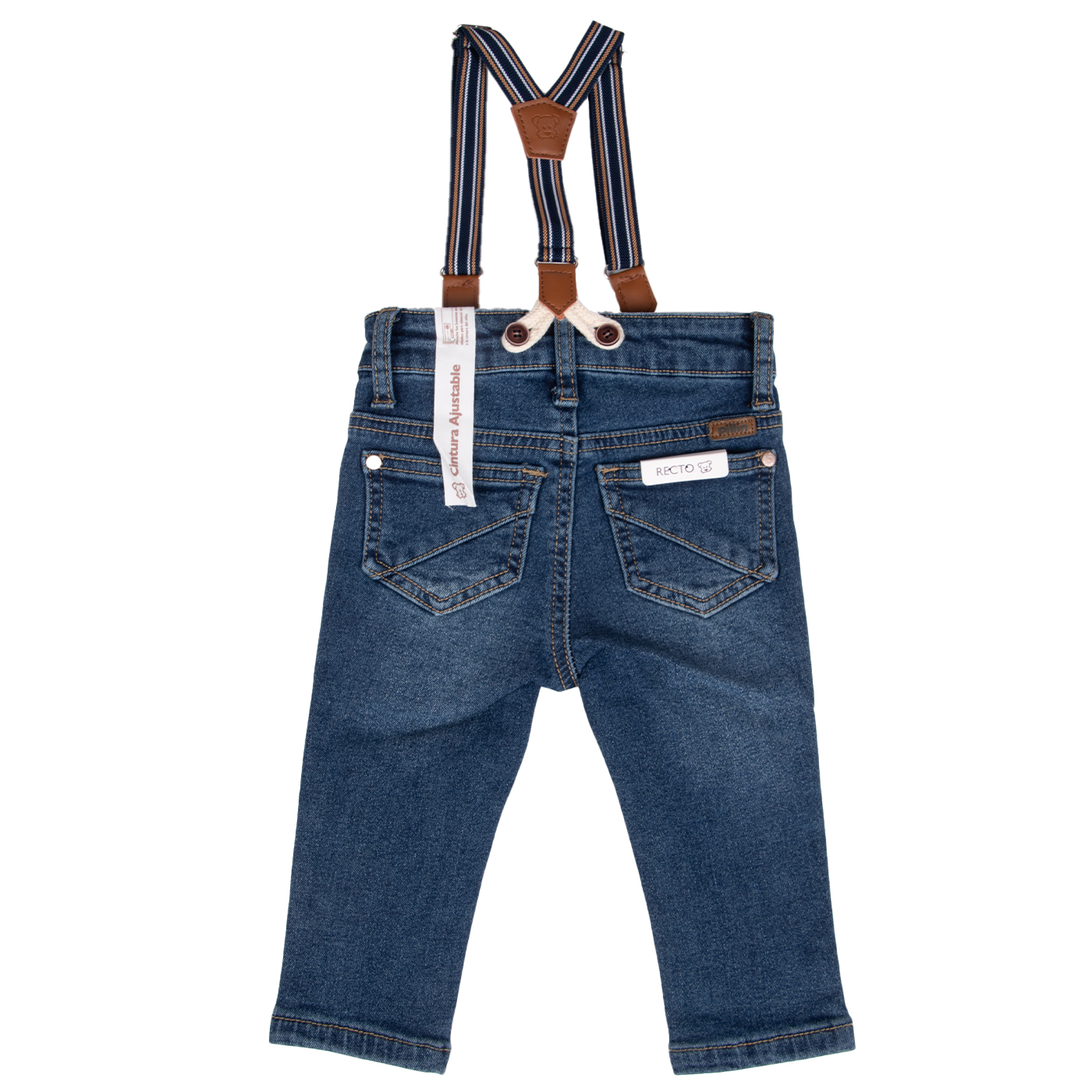 JEANS BEBE AZUL PILLIN ( PVB720-25AZU ) - 3