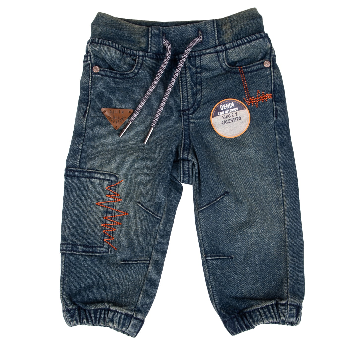 JEANS BEBE  AZUL PILLIN ( PVB719-25DEN ) - 1