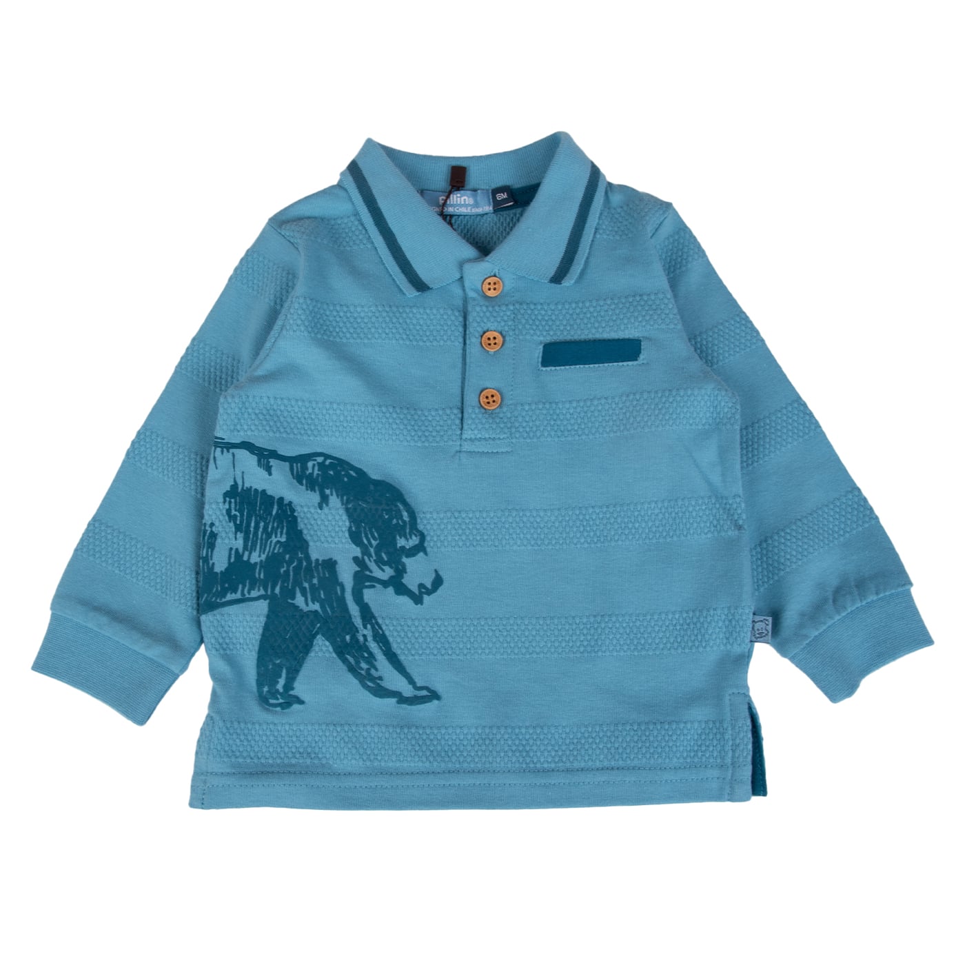 POLERA BEBE CELESTE PILLIN ( PVB625-25CEL ) - 1