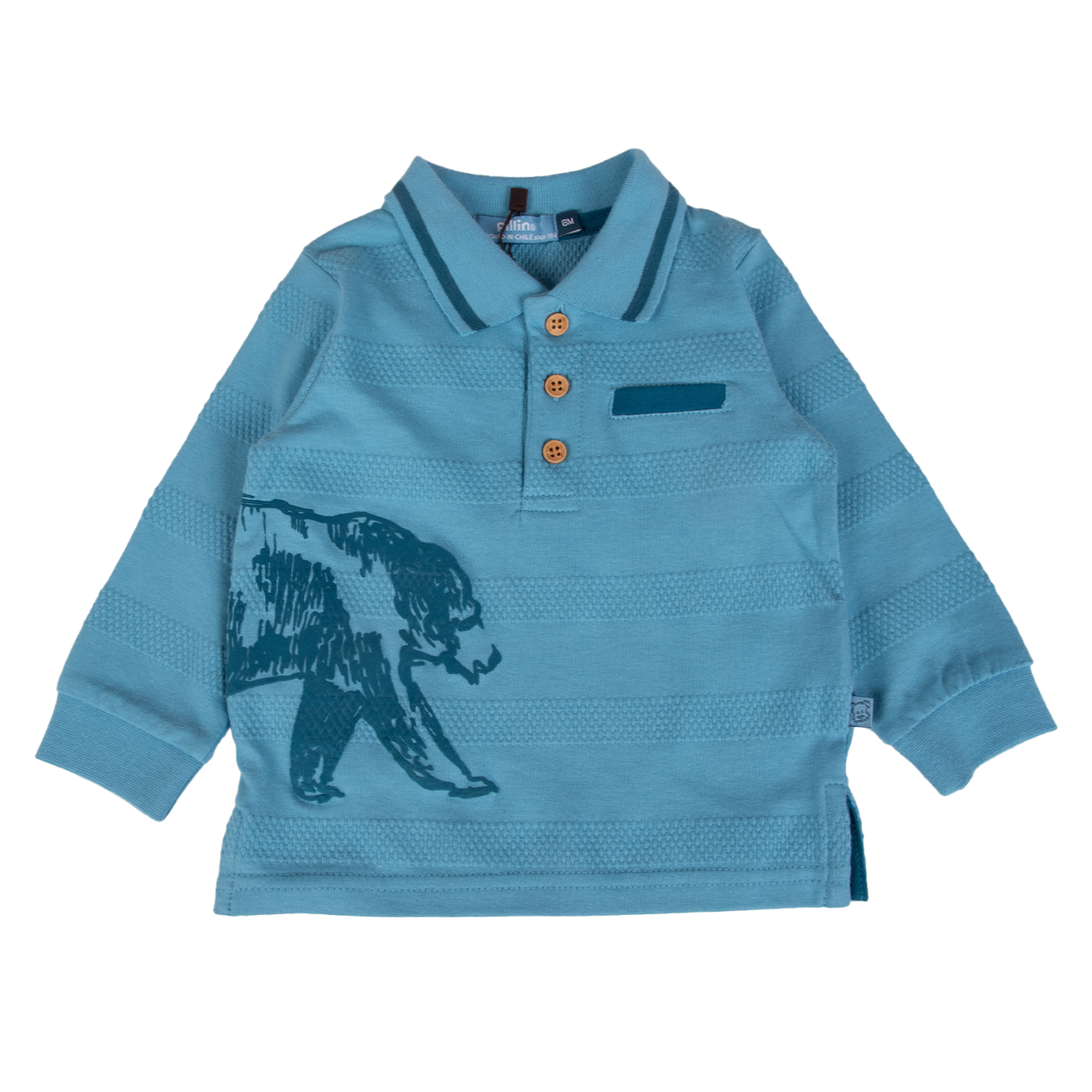 POLERA BEBE CELESTE PILLIN ( PVB625-25CEL ) - 1