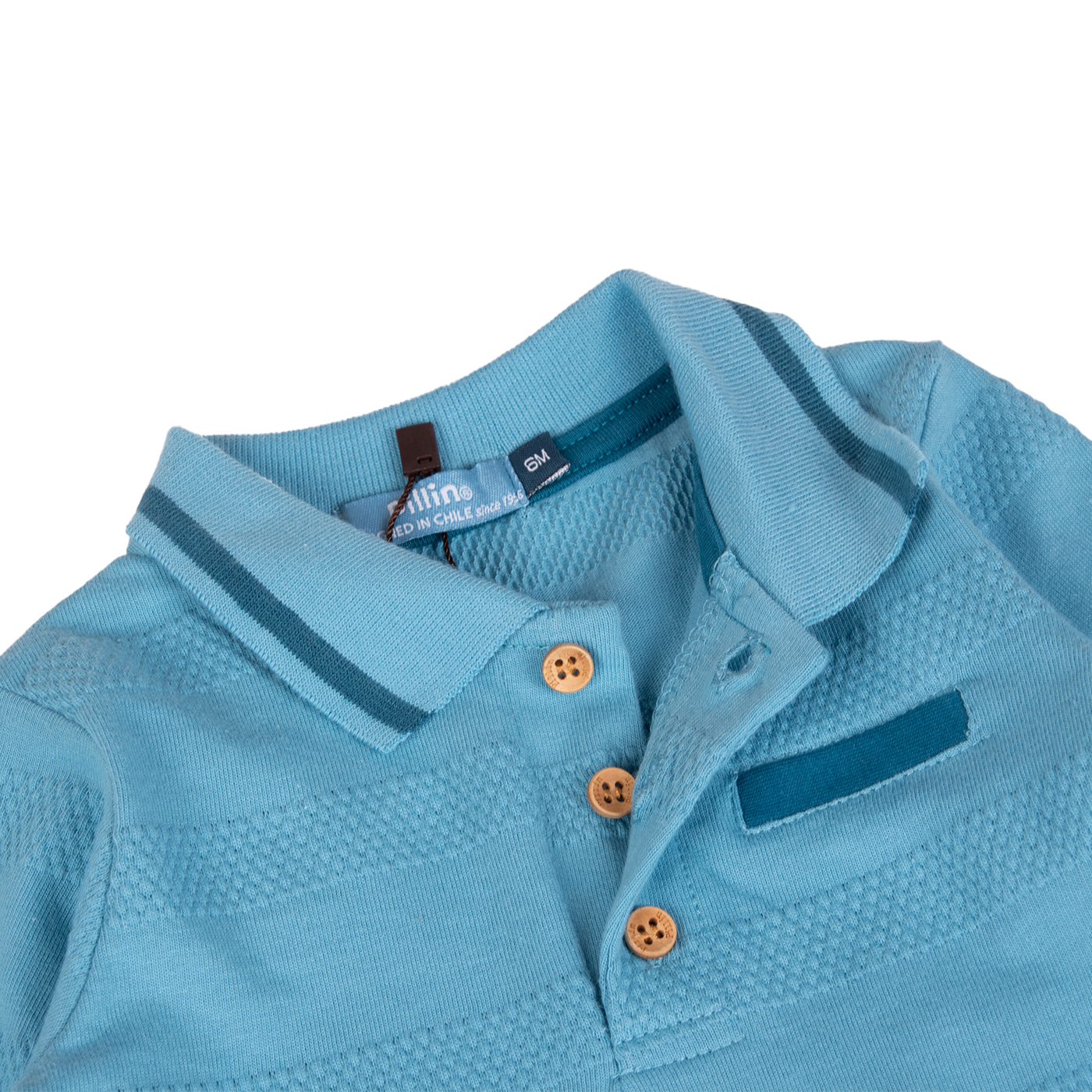 POLERA BEBE CELESTE PILLIN ( PVB625-25CEL ) - 2