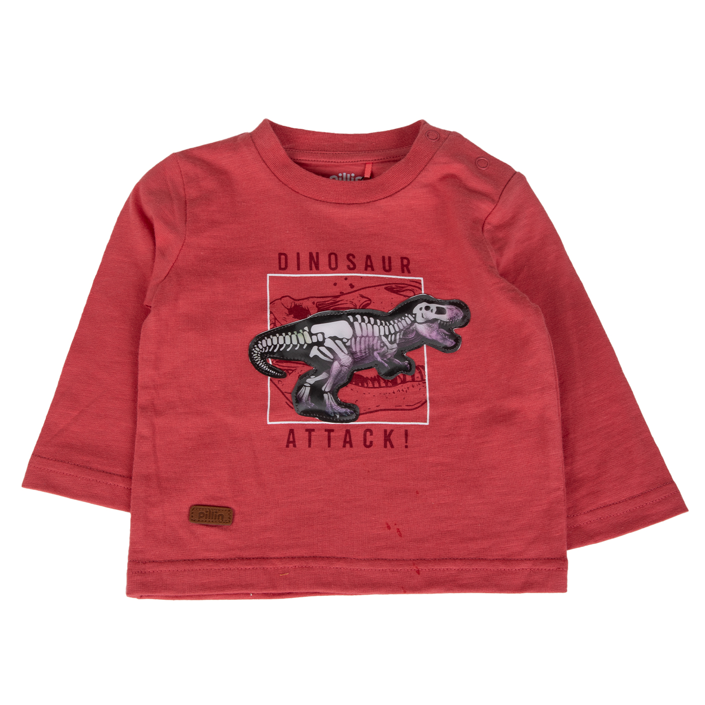 POLERA BEBE ROJO PILLIN ( PVB619-25ROJ ) - 1