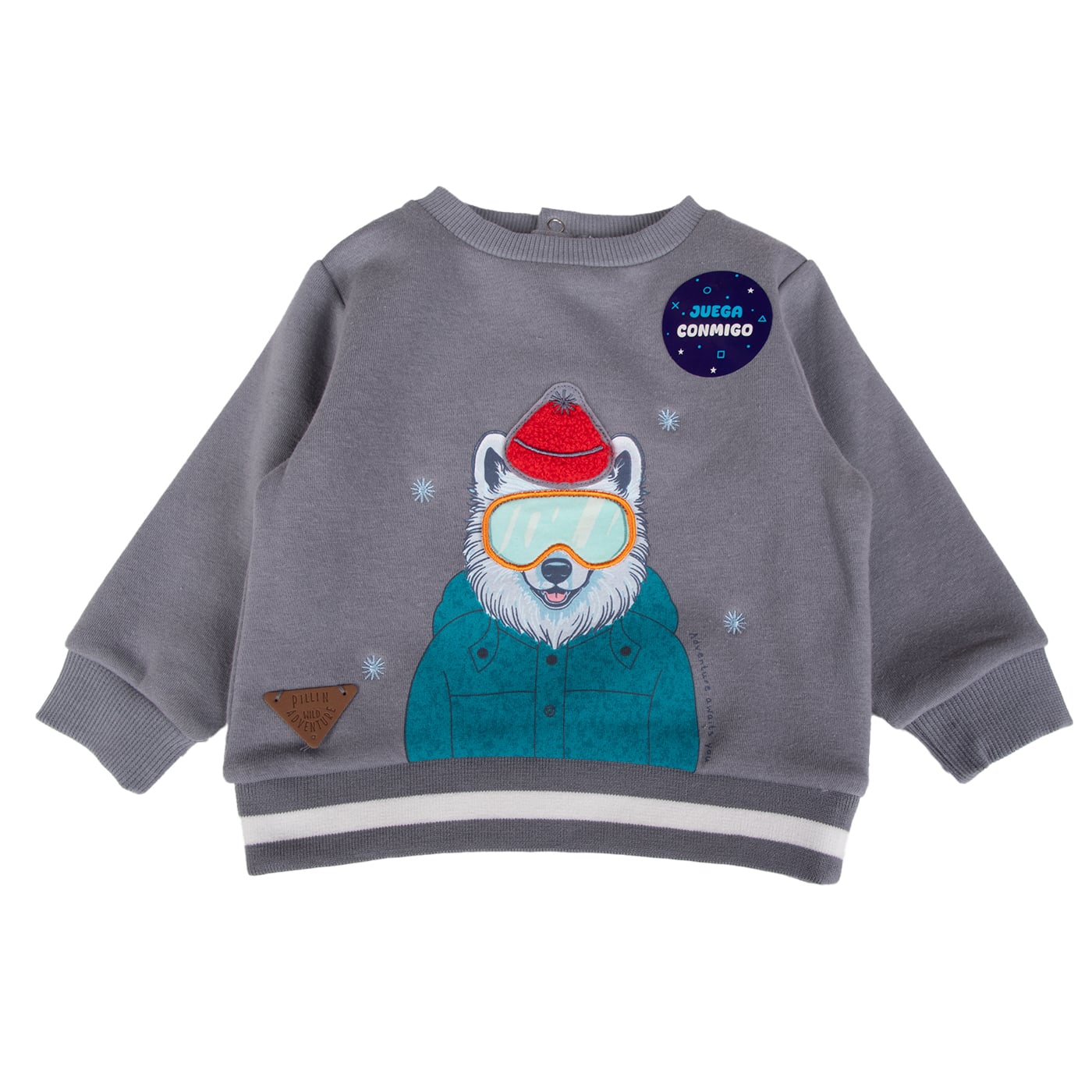 POLERÓN BEBE GRIS PILLIN ( PVB532-25GRI ) - 1