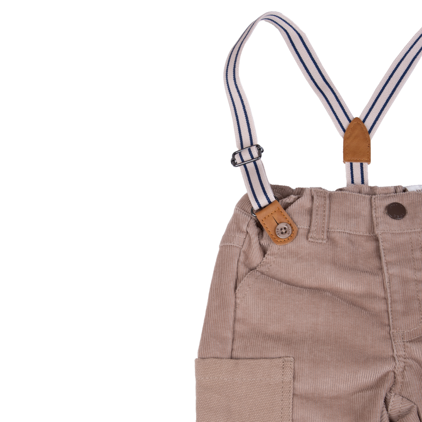 PANTALÓN BEBE  GRIS PILLIN ( PVB809-25TAU ) - 2