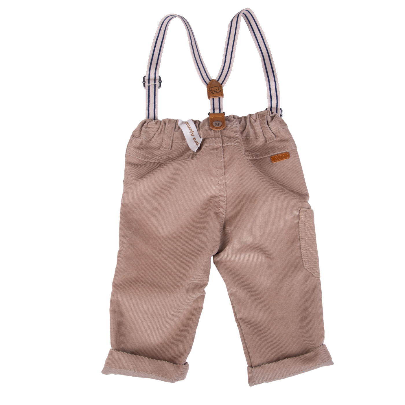 PANTALÓN BEBE  GRIS PILLIN ( PVB809-25TAU ) - 3