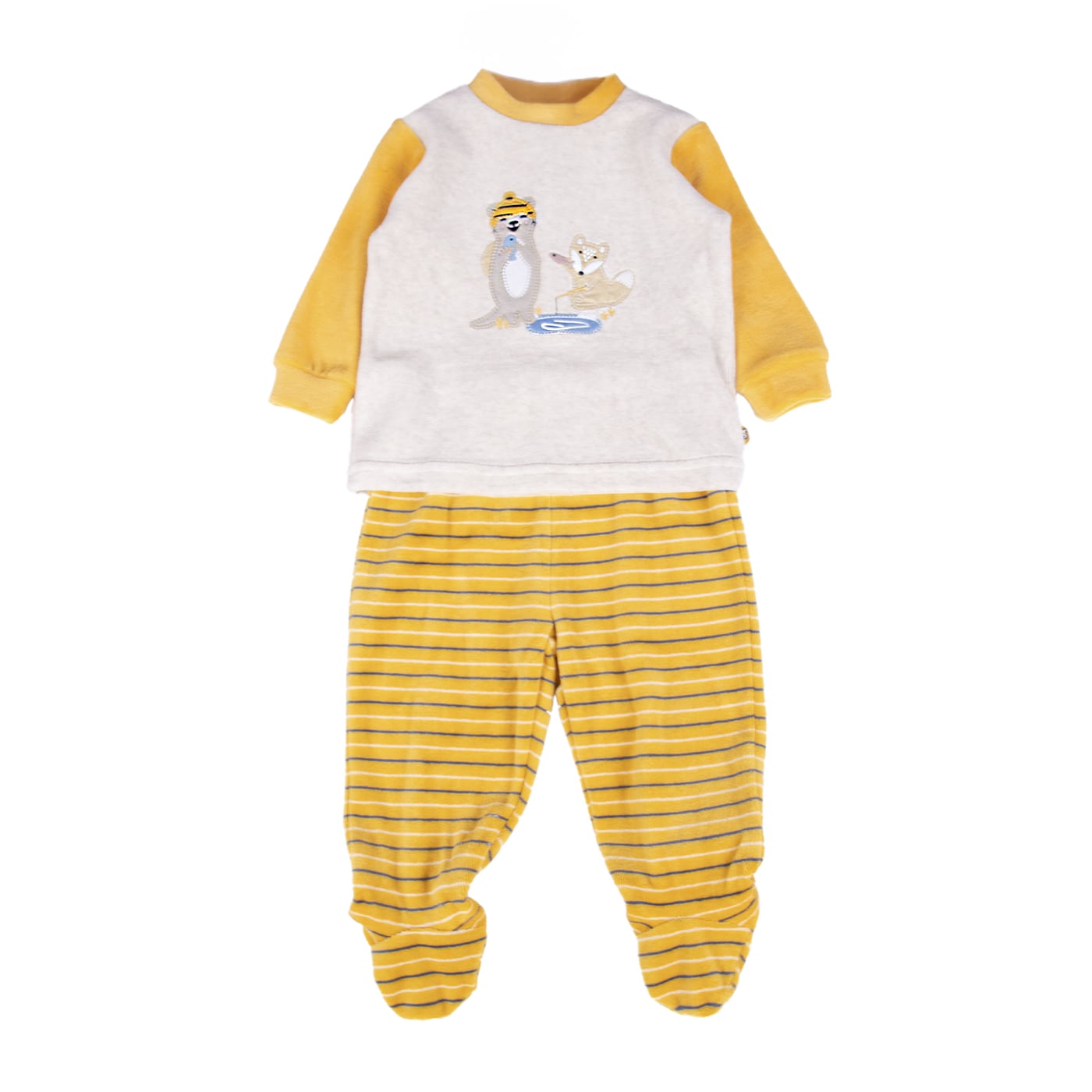 CONJUNTO BEBE AMARILLO PILLIN ( PVB318-25MOS ) - 1