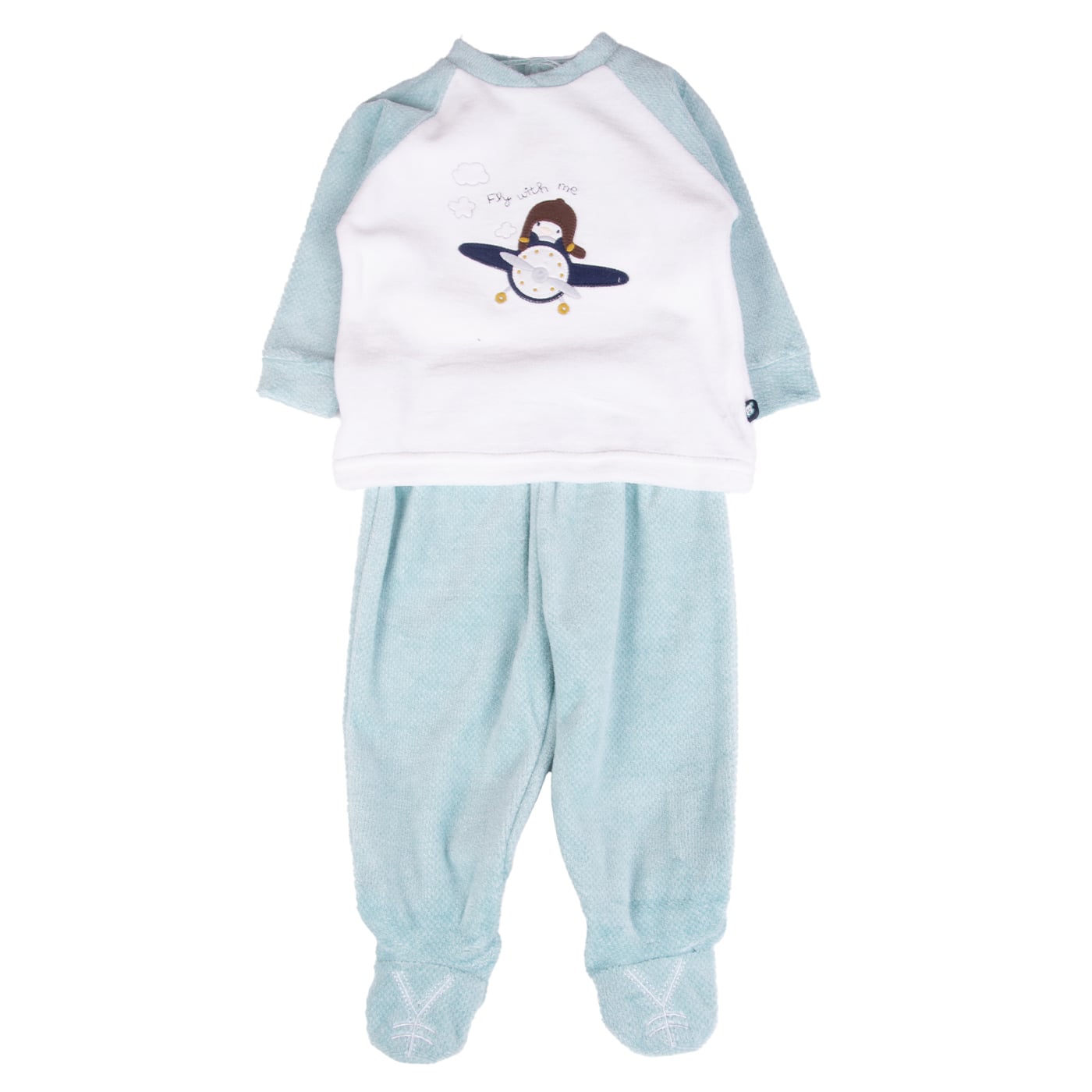 CONJUNTO BEBE VERDE PILLIN ( PVB313-25PET ) - 1