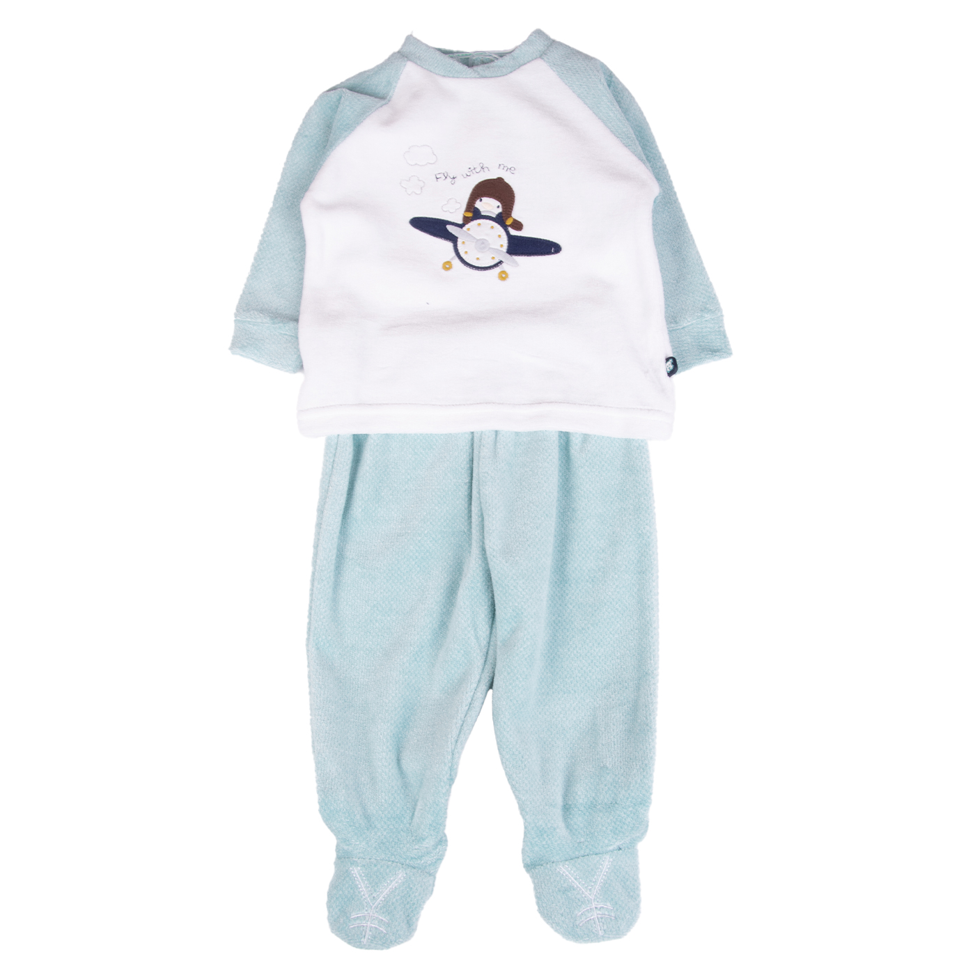 CONJUNTO BEBE VERDE PILLIN ( PVB313-25PET ) - 1