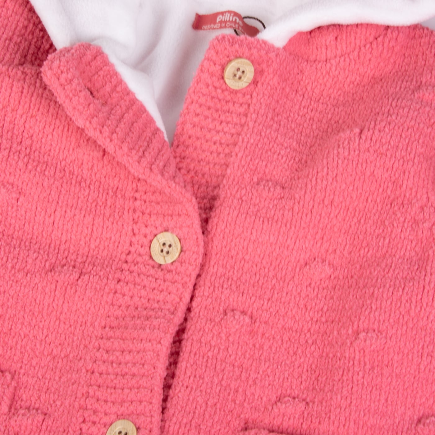 CHALECO BEBE  ROSADO PILLIN ( PVB915-25COR ) - 3