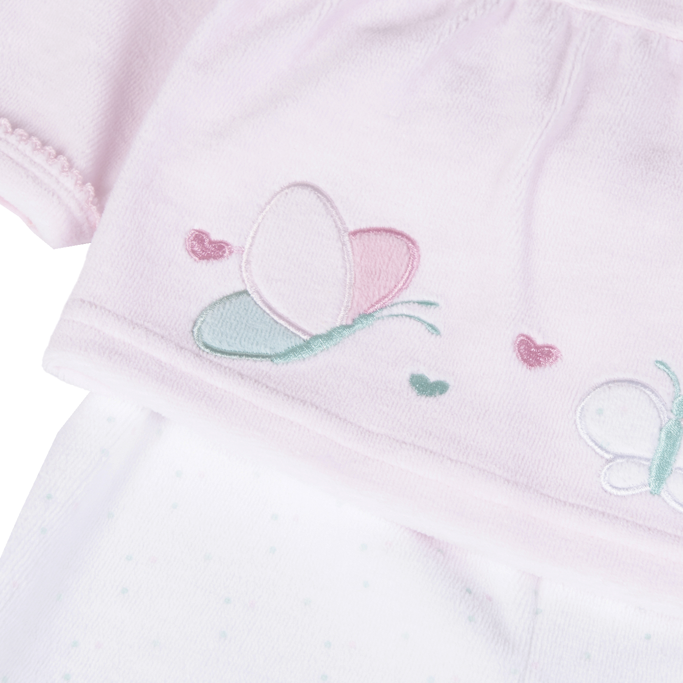 CONJUNTO BEBE  ROSADO PILLIN ( PVB307-25ROS ) - 2