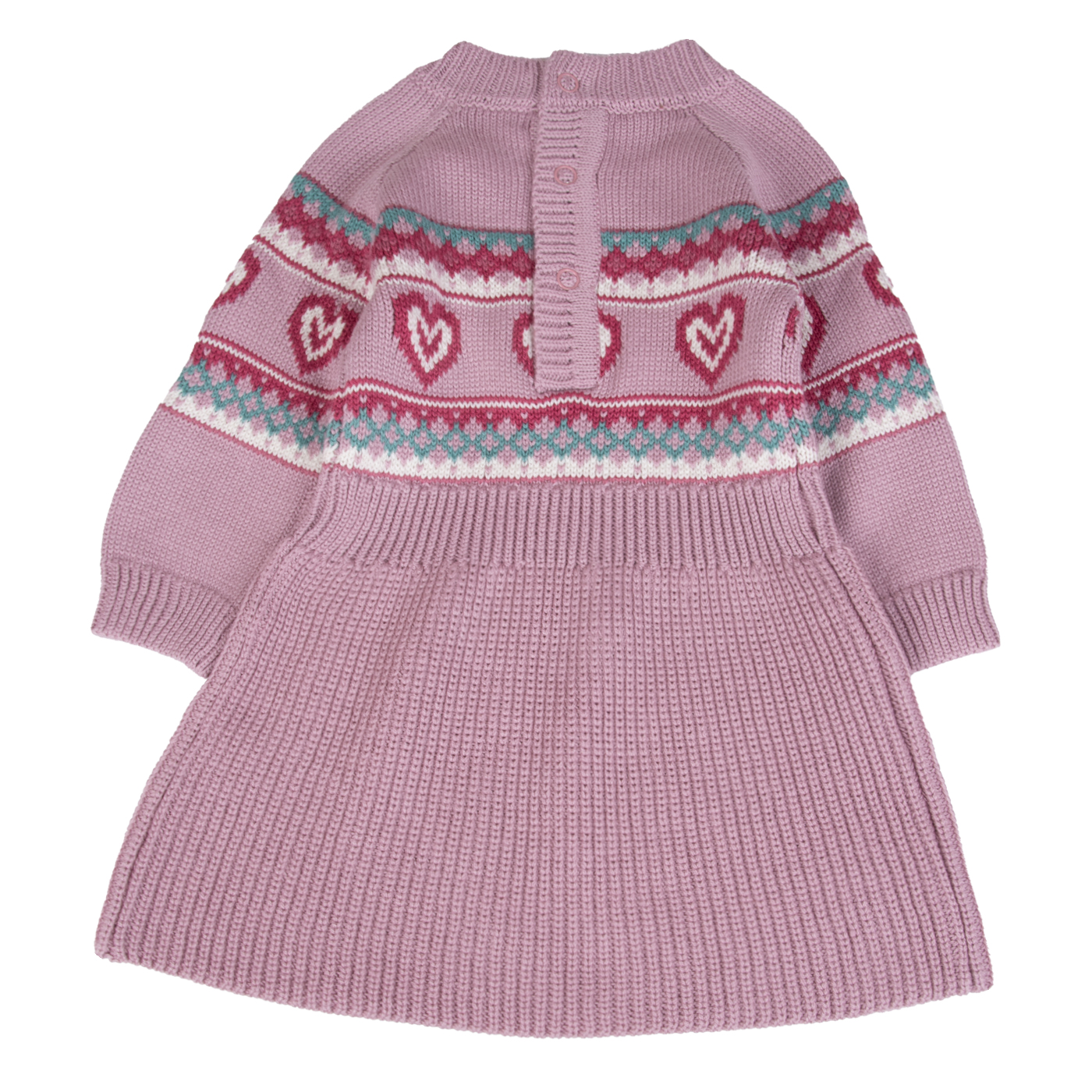 VESTIDO BEBE  ROSADO PILLIN ( PVB918-25MAL ) - 4