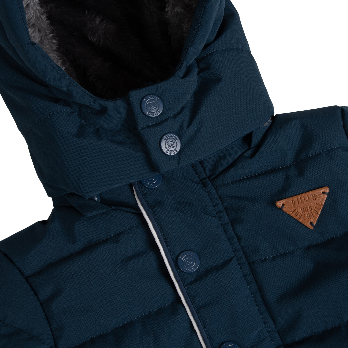 PARKA BEBE AZUL MARINO PILLIN (PVB842-25AZM ) - 3