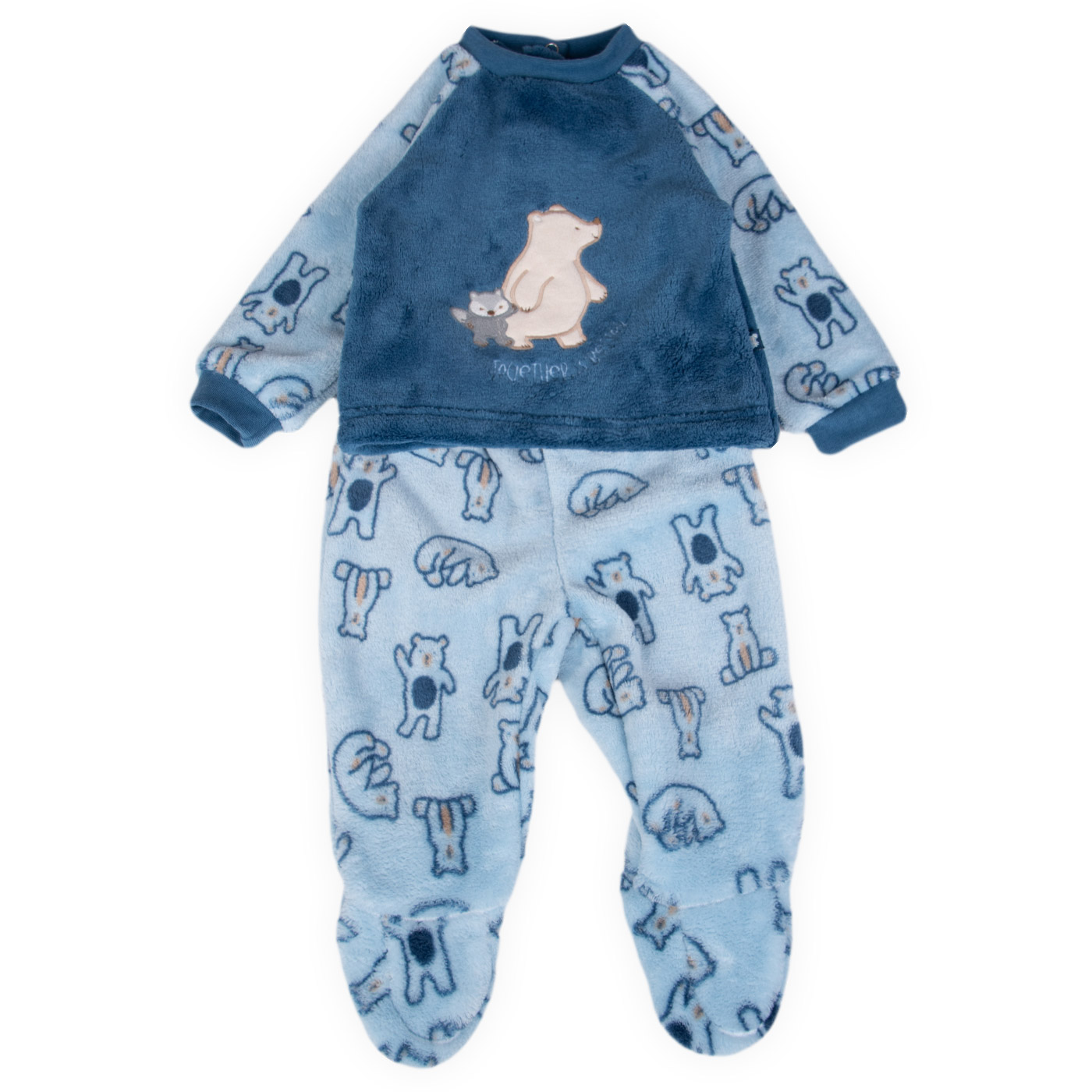 PIJAMA BEBE AZUL PILLIN (PVB412-25AZU ) - 1