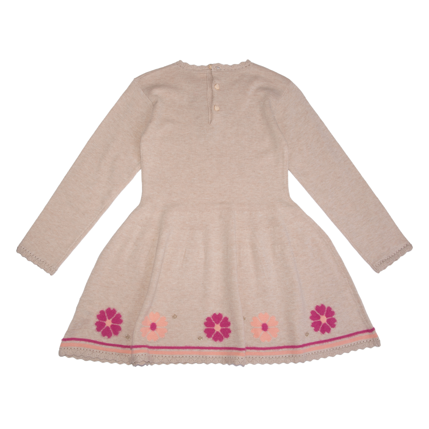 VESTIDO NIÑA BEIGE PILLIN (PVB921-25BEI ) - 4
