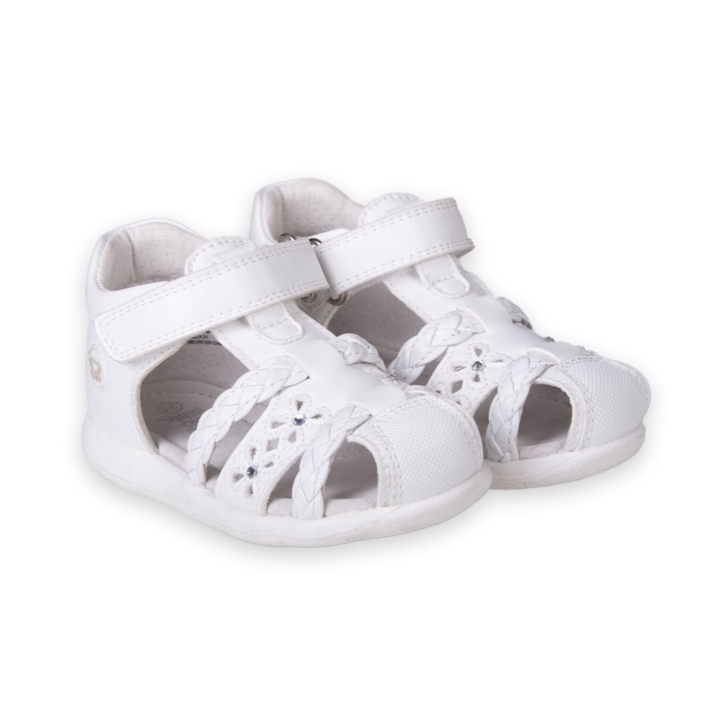 SANDALIAS BEBE  NIÑA BLANCO PILLIN (PZC415-25BCO ) - 1