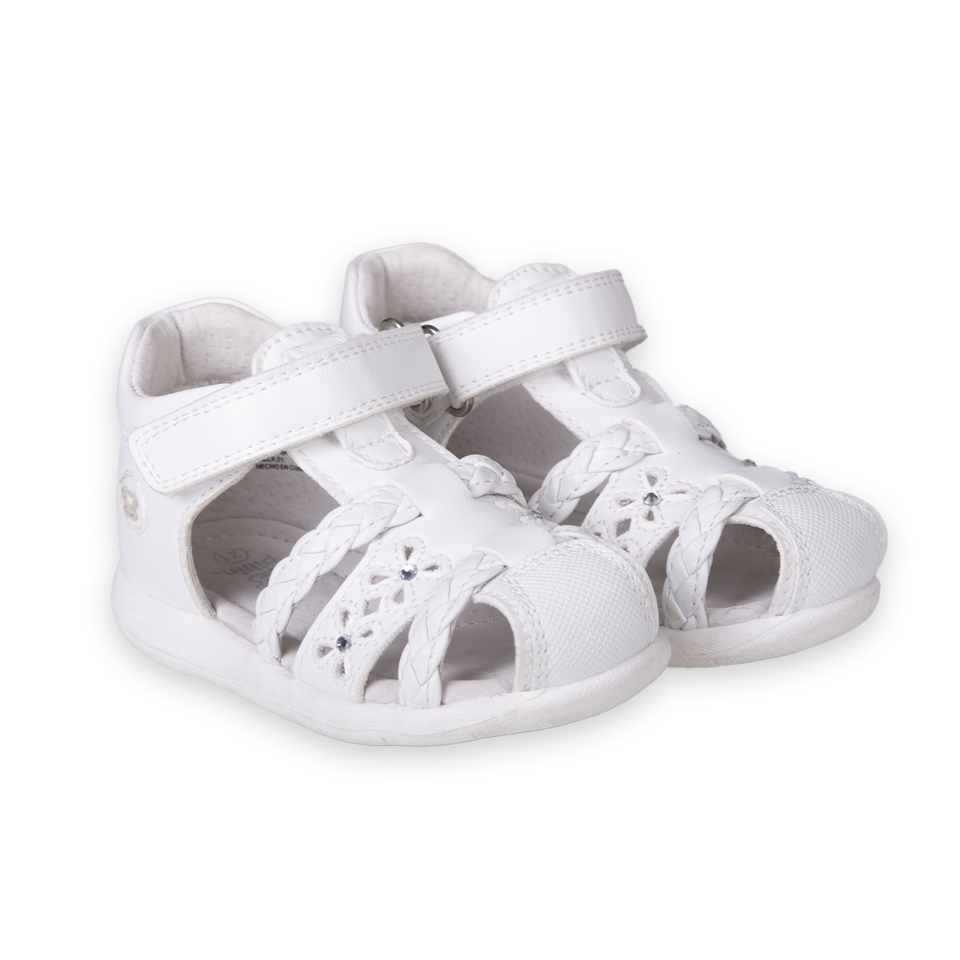 SANDALIAS BEBE NIÑA BLANCO PILLIN (PZC415-25BCO ) - 1