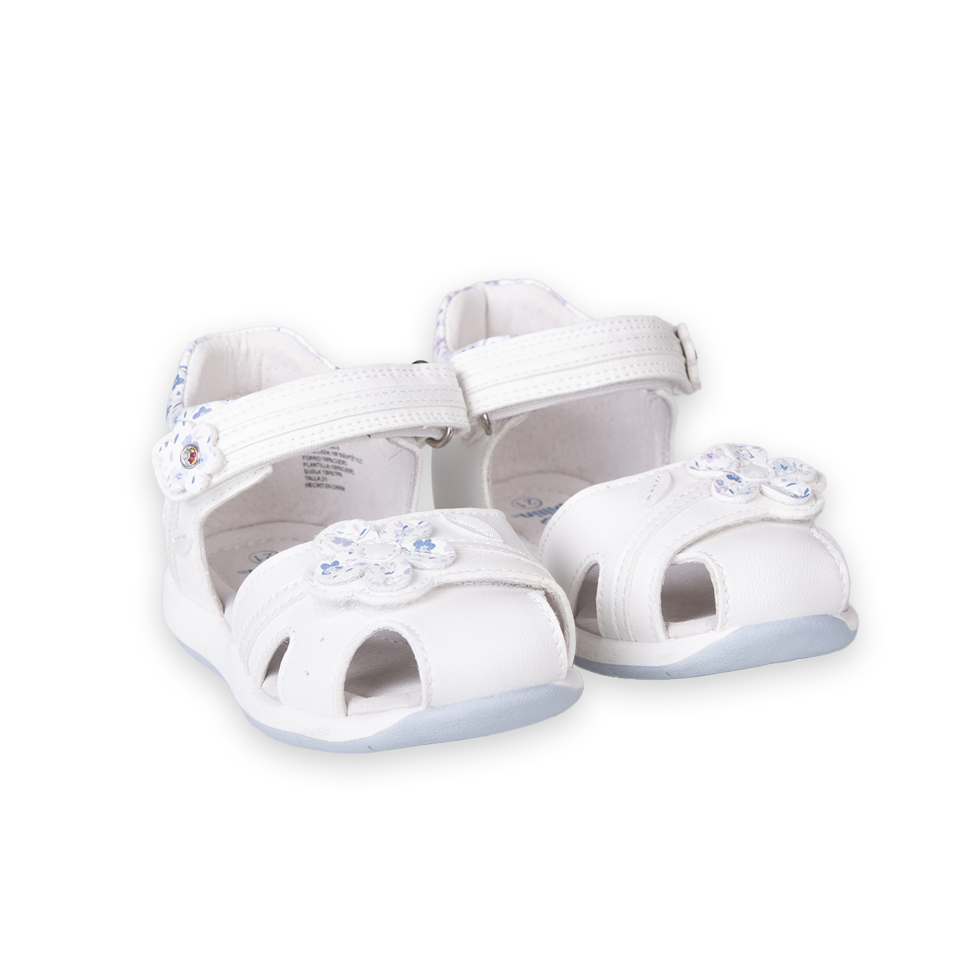 SANDALIAS BEBÉ NIÑA EN COLOR BLANCO PILLIN (PZC414-25BCO ) - 1