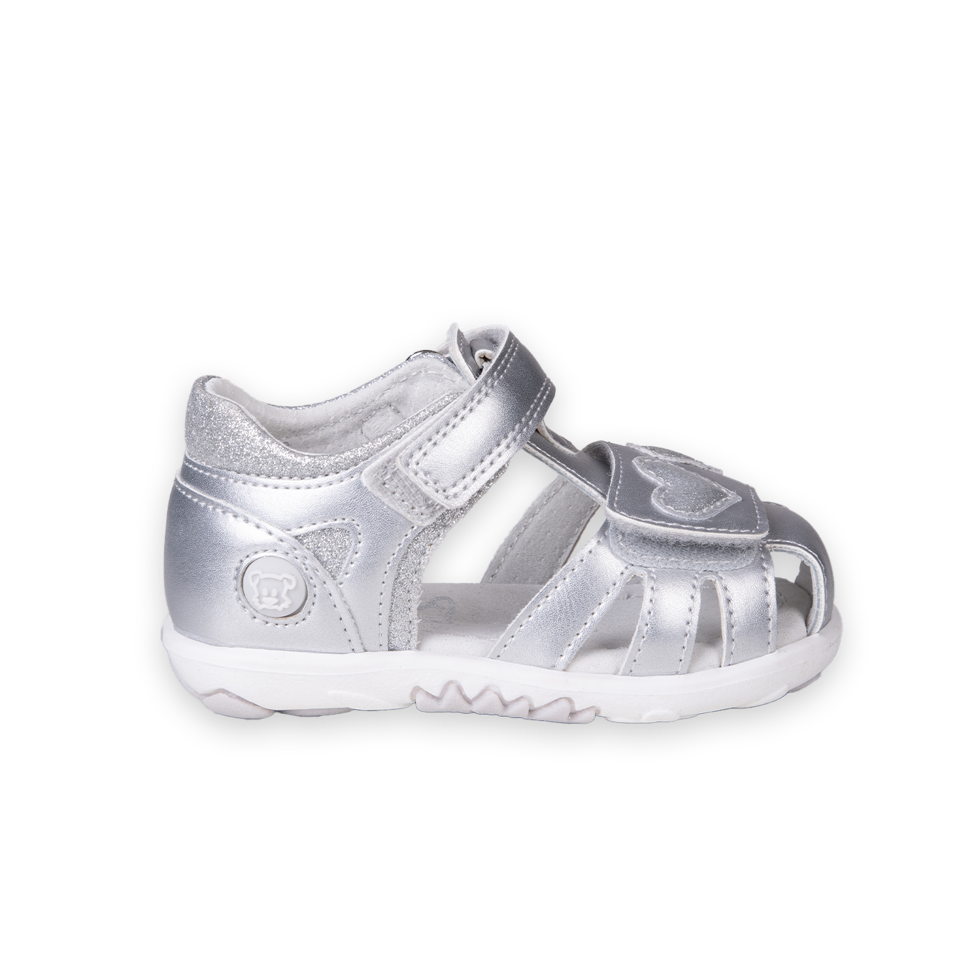 SANDALIAS BEBE  NIÑA PLATEADO PILLIN (PZC417-25PLA ) - 2