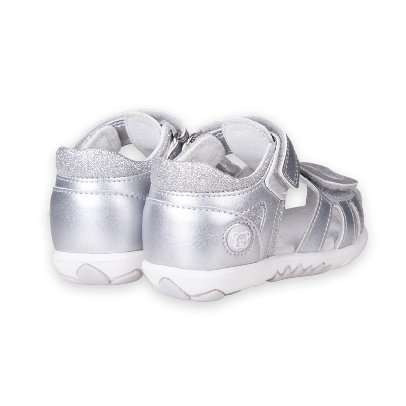 SANDALIAS BEBE  NIÑA PLATEADO PILLIN (PZC417-25PLA ) - 3