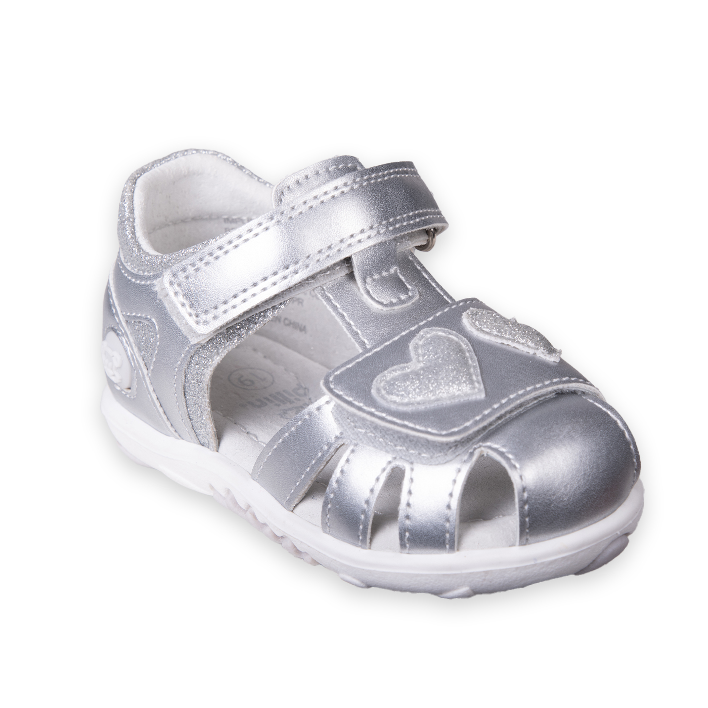 SANDALIAS BEBE  NIÑA PLATEADO PILLIN (PZC417-25PLA ) - 5