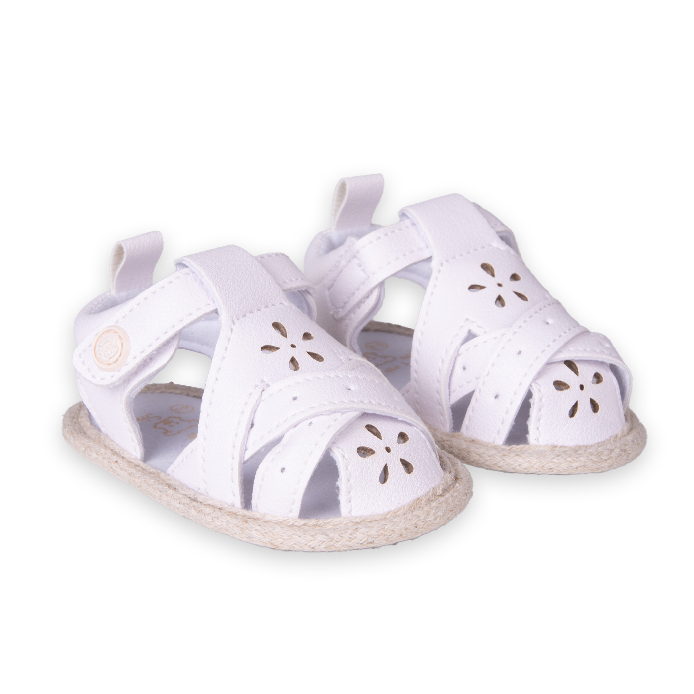 SANDALIAS RECIÉN NACIDO NIÑA EN COLOR BLANCO PILLIN (PZC102-25BCO ) - 1