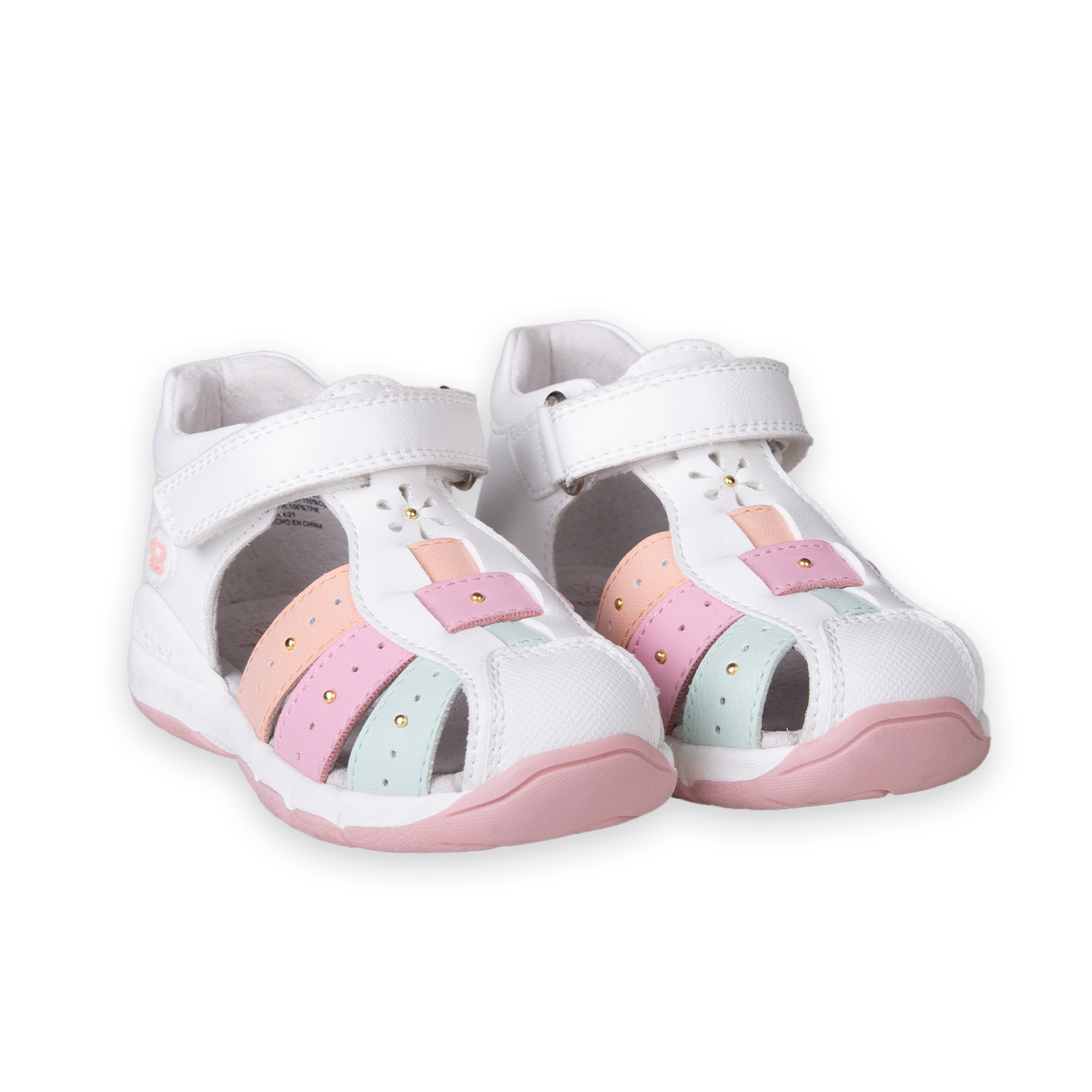 SANDALIAS BEBÉ NIÑA EN COLOR BLANCO PILLIN (PZC418-25BCO ) - 1