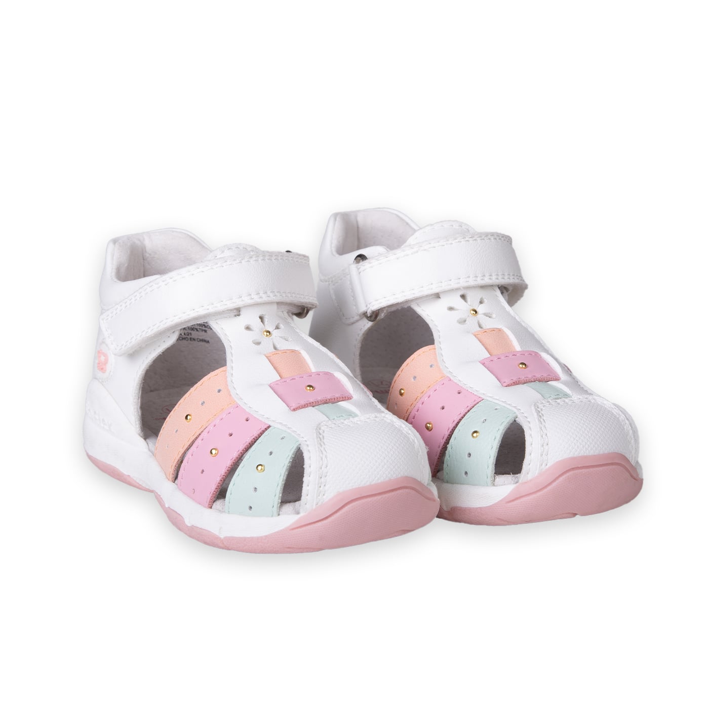 SANDALIAS BEBÉ NIÑA EN COLOR BLANCO PILLIN (PZC418-25BCO ) - 1