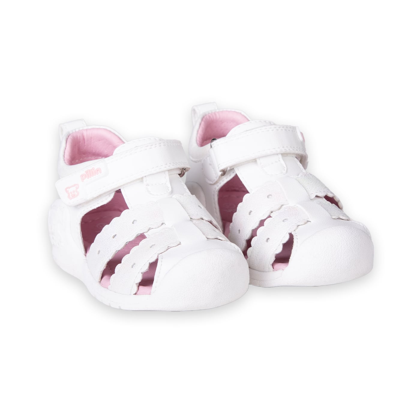SANDALIAS RECIÉN NACIDO NIÑA EN COLOR BLANCO PILLIN (PZC201-25BCO ) - 1