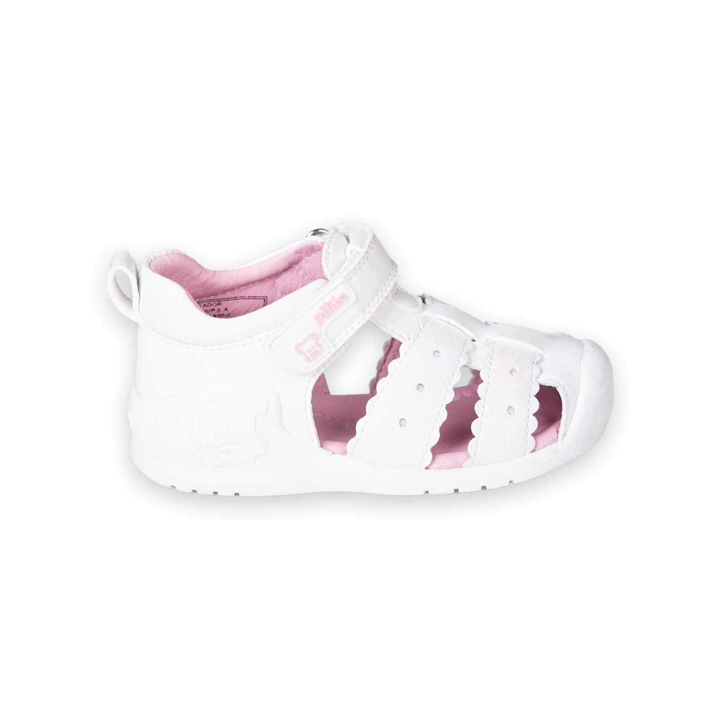 SANDALIAS RECIÉN NACIDO NIÑA EN COLOR BLANCO PILLIN (PZC201-25BCO ) - 2