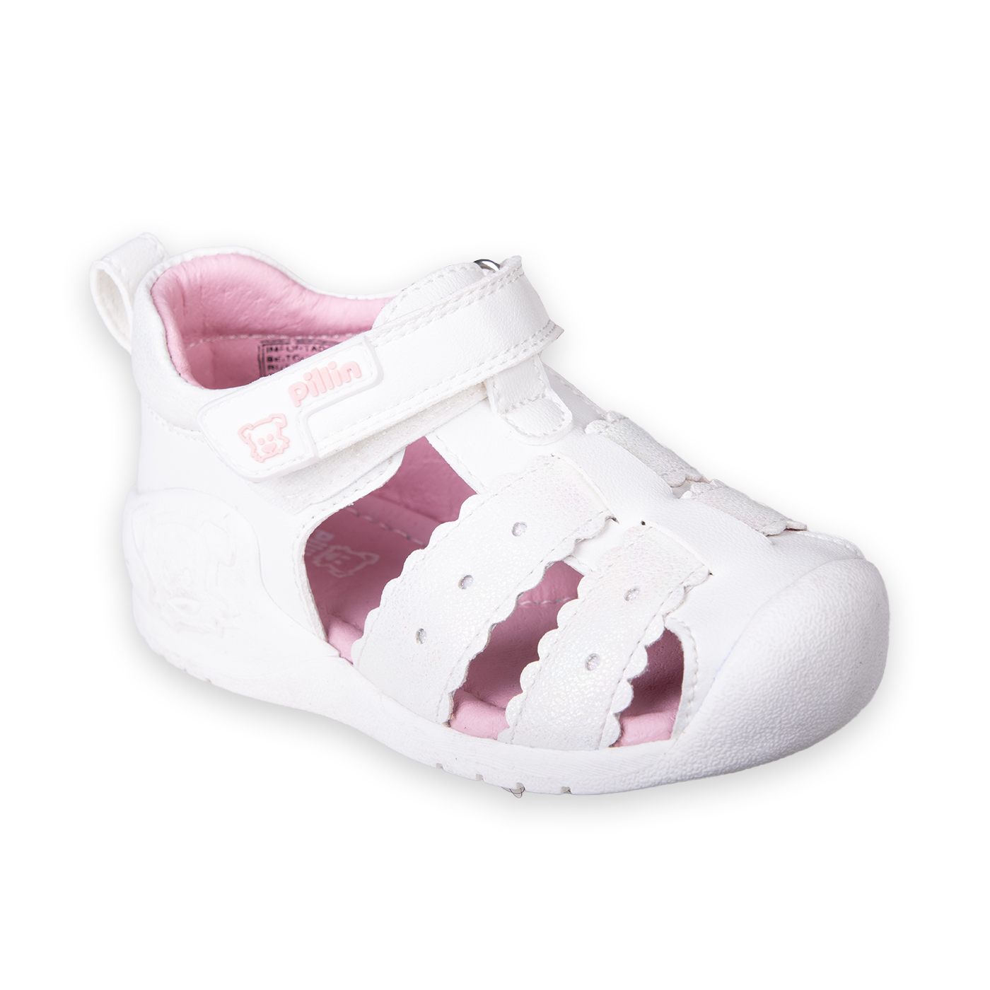 SANDALIAS RECIÉN NACIDO NIÑA EN COLOR BLANCO PILLIN (PZC201-25BCO ) - 5
