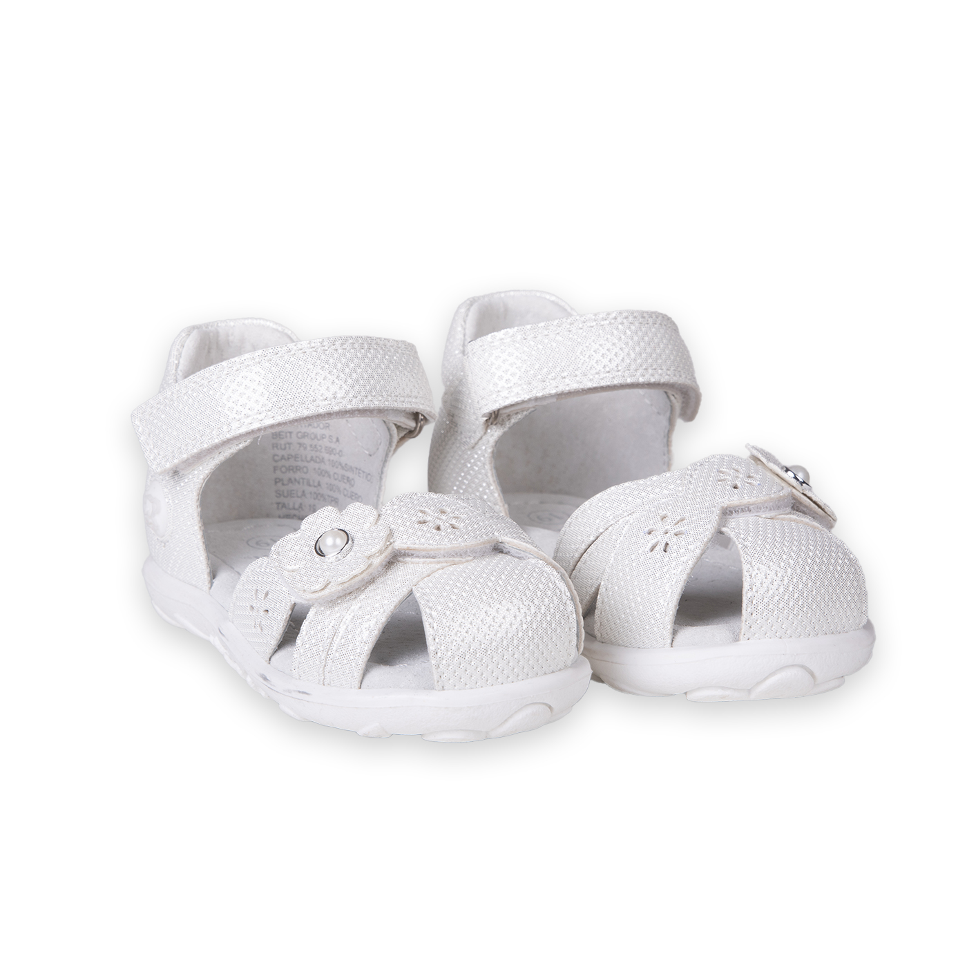 SANDALIAS BEBÉ NIÑA EN COLOR BLANCO PILLIN (PZC421-25BCO ) - 1