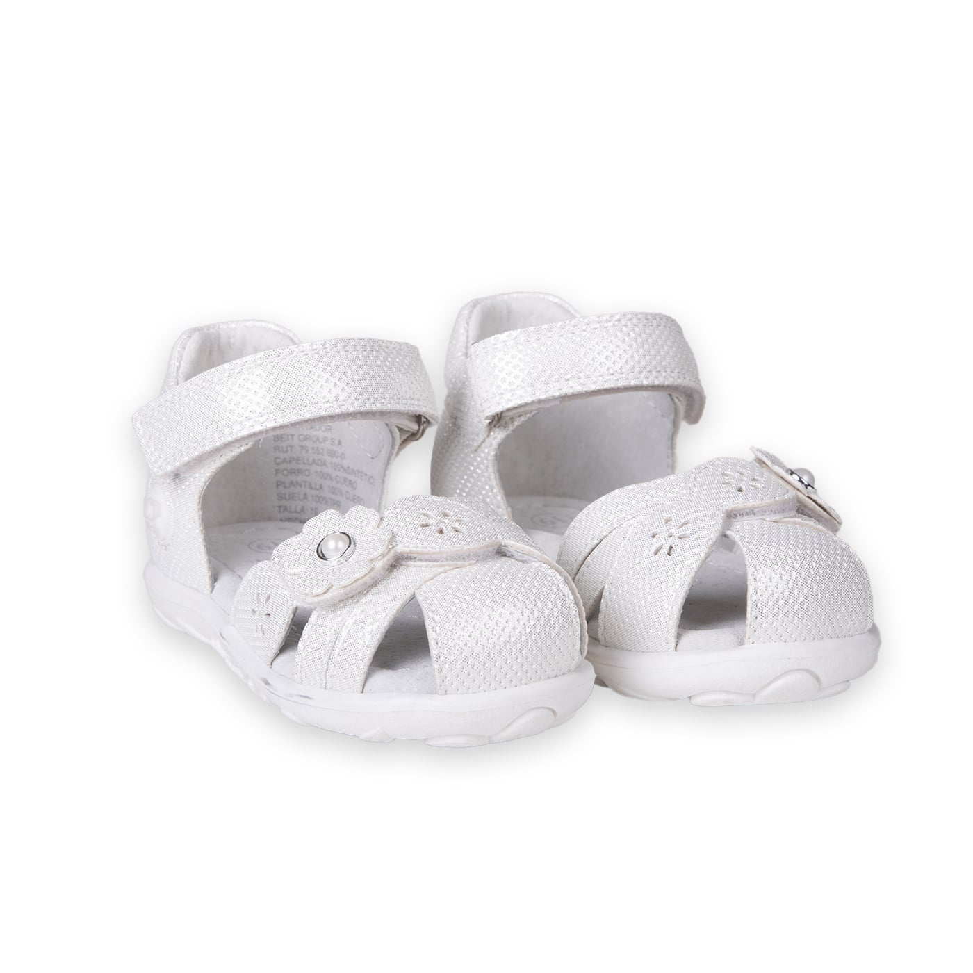SANDALIAS BEBÉ NIÑA EN COLOR BLANCO PILLIN (PZC421-25BCO ) - 1