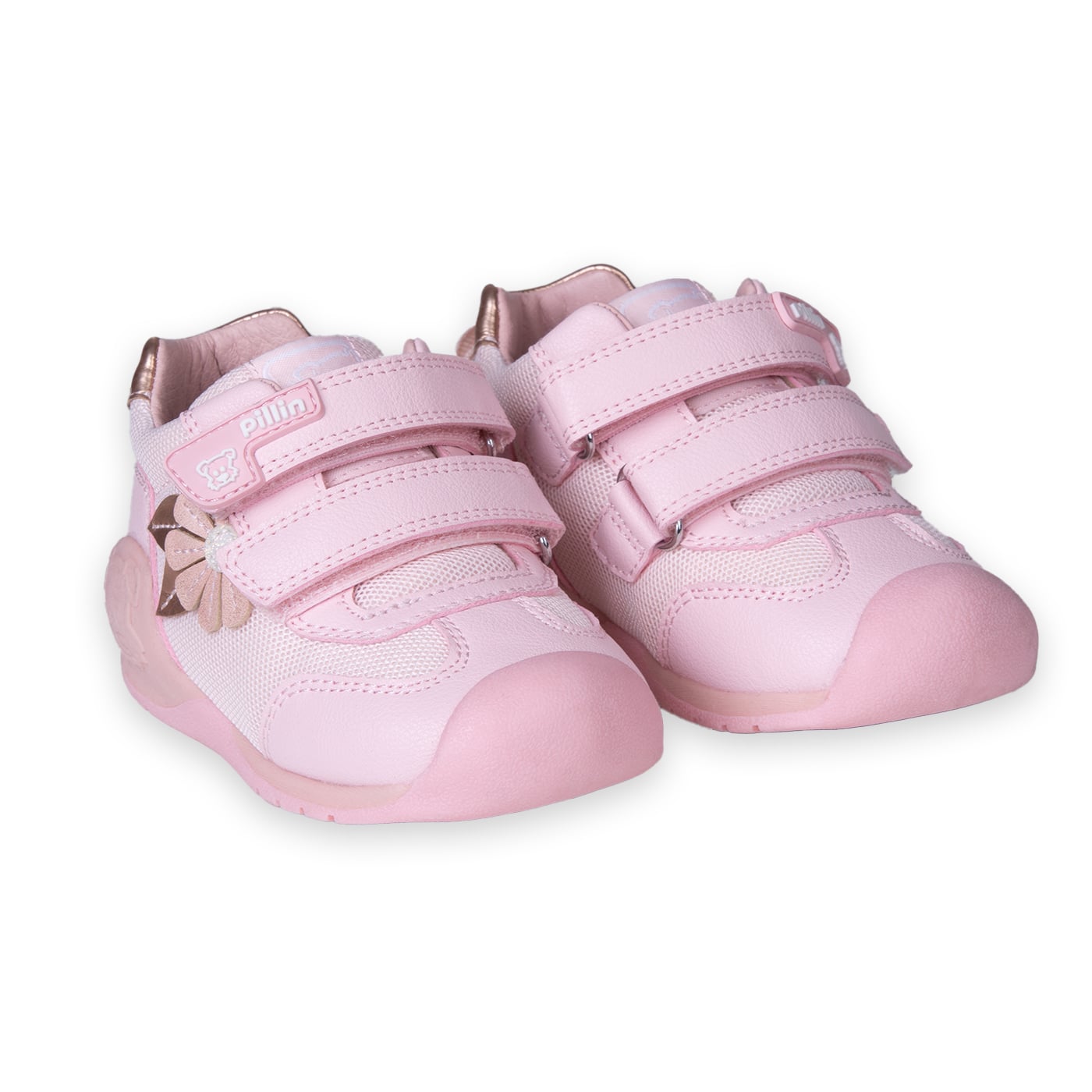 ZAPATILLAS RECIÉN NACIDO NIÑA ROSADO PILLIN (PZC204-25ROS ) - 1