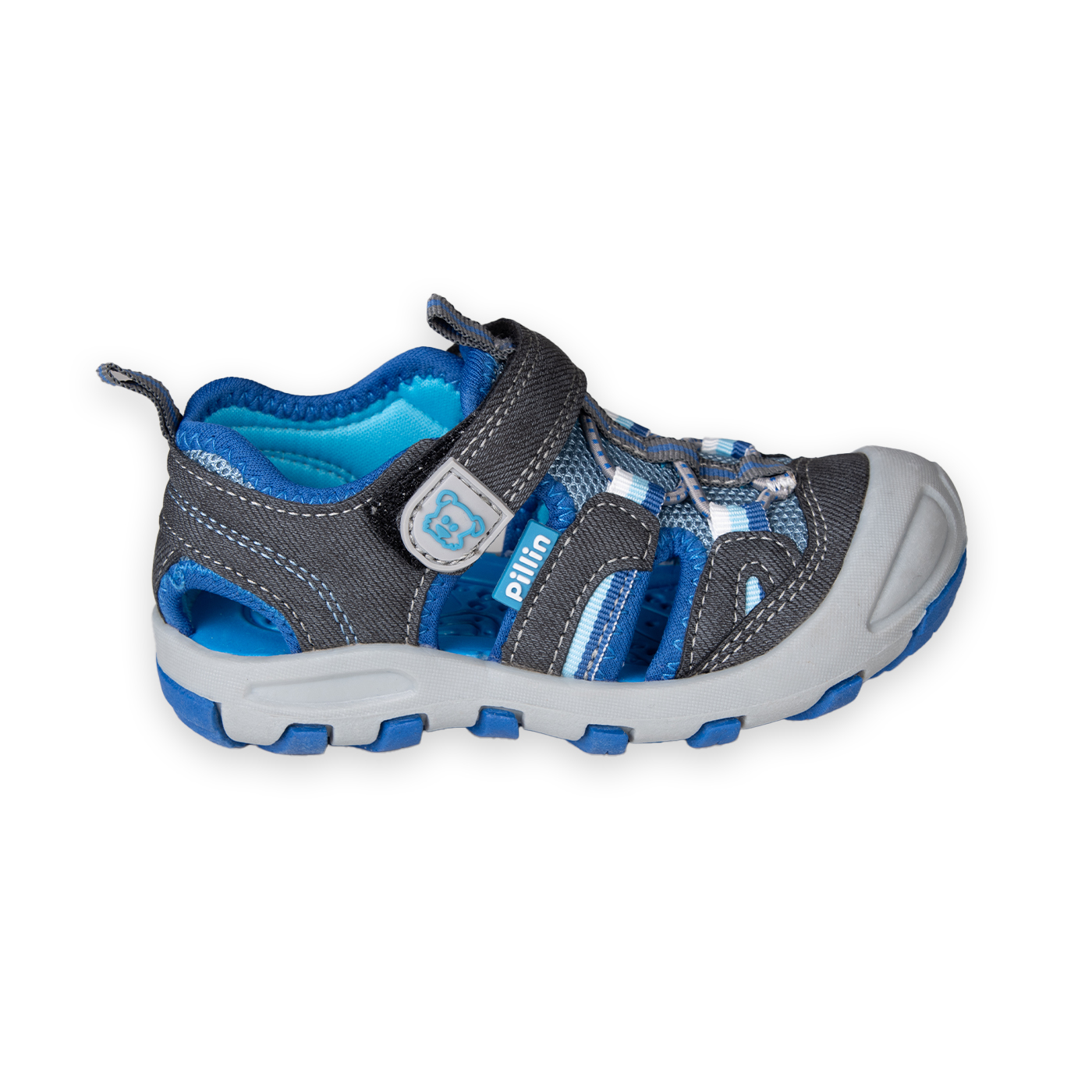 SANDALIAS BEBE NIÑO AZUL PILLIN (PZC429-25AZU ) - 2