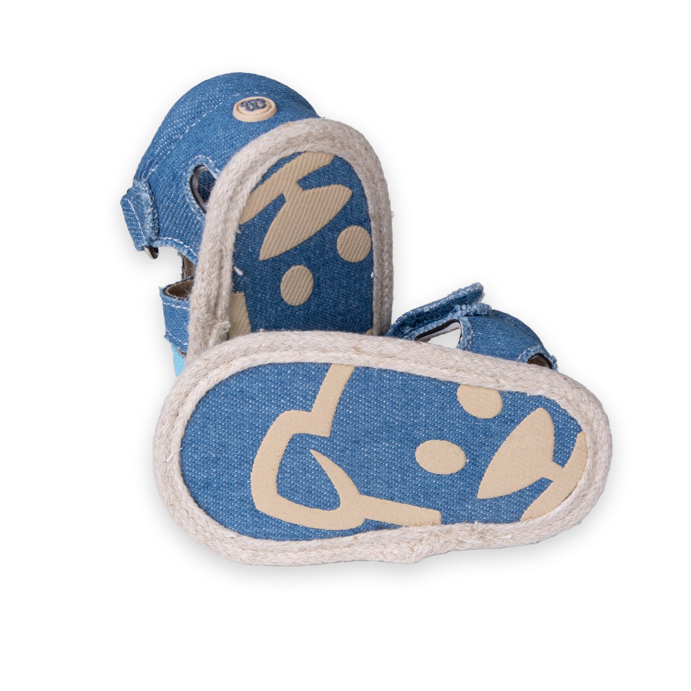SANDALIAS RECIÉN NACIDO NIÑO DENIM PILLIN (PZC108-25DEN ) - 3