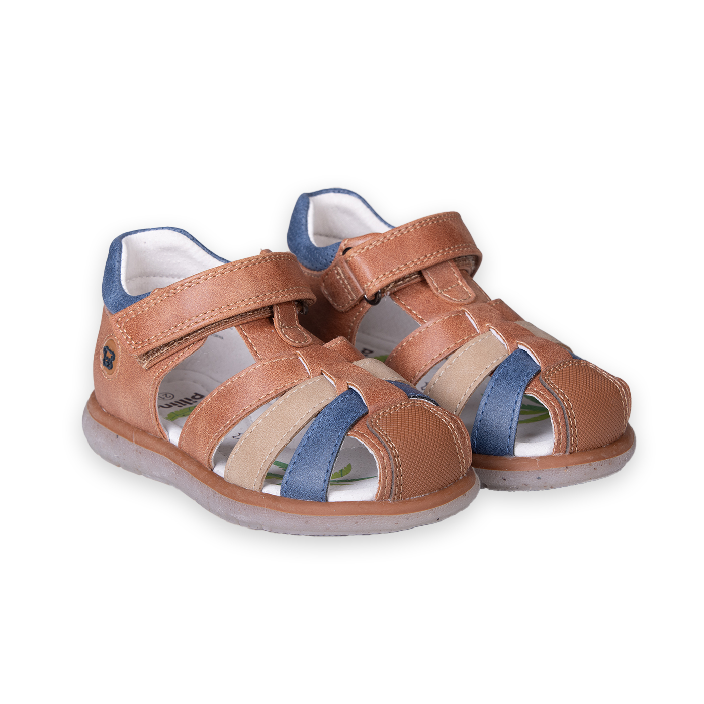 SANDALIAS BEBE NIÑO EN COLOR CAFE PILLIN (PZC424-25CAF ) - 1