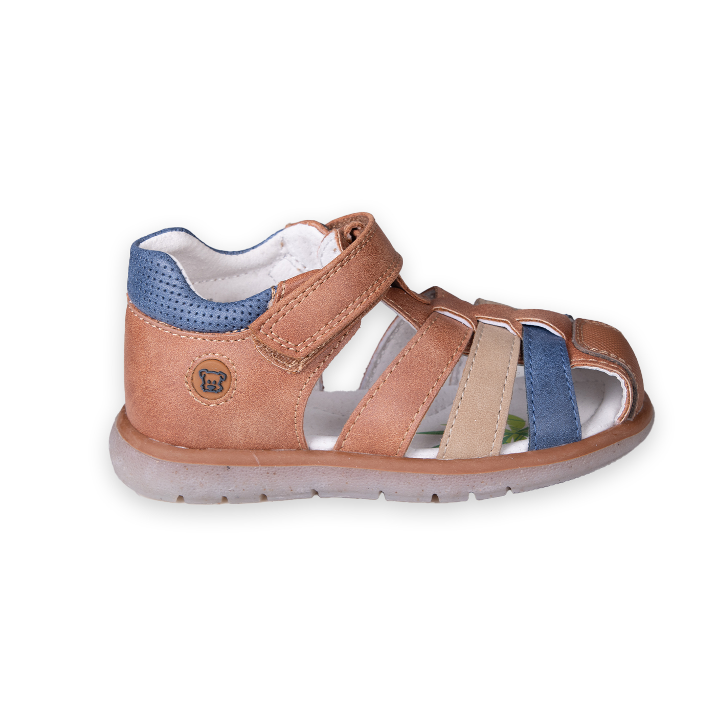 SANDALIAS BEBE NIÑO EN COLOR CAFE PILLIN (PZC424-25CAF ) - 2