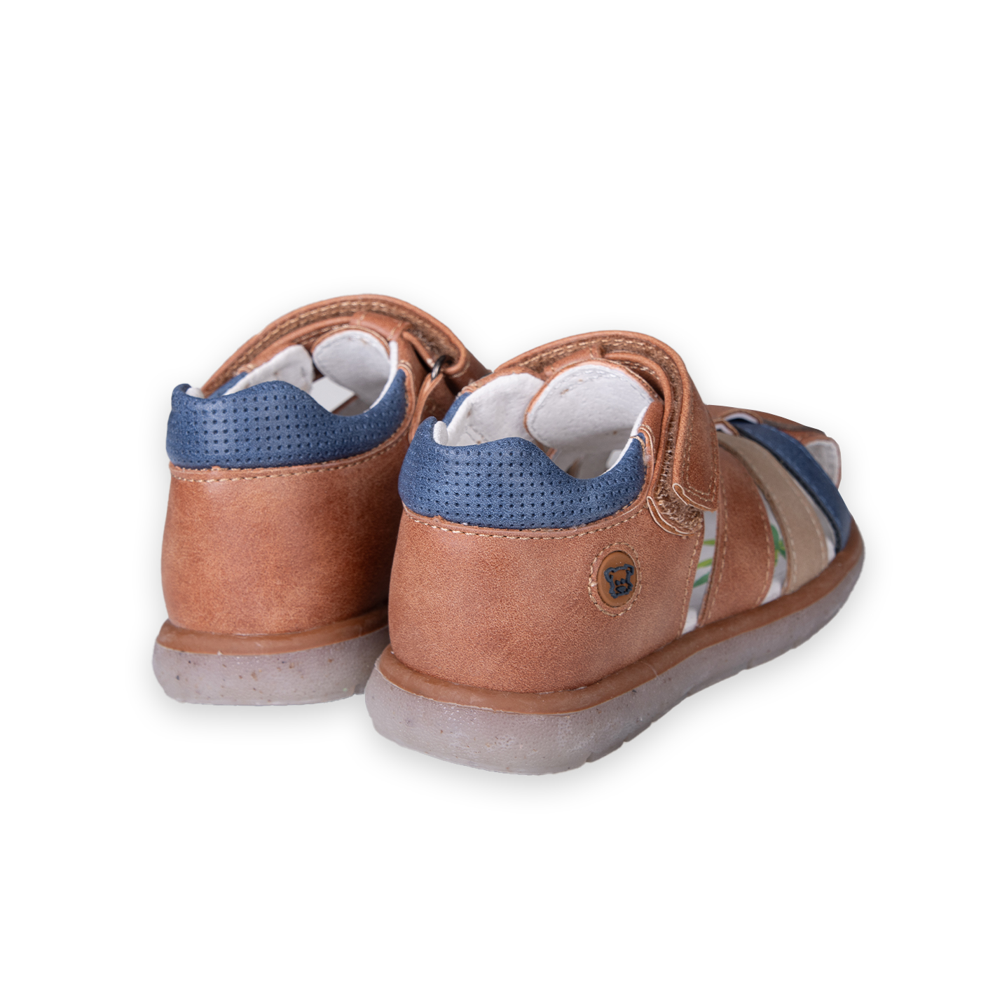 SANDALIAS BEBE NIÑO EN COLOR CAFE PILLIN (PZC424-25CAF ) - 3